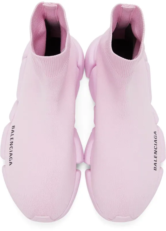 Balenciaga Pink Speed 2.0 Sneakers (617196 W2DB1)