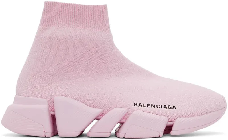 Balenciaga Pink Speed 2.0 Sneakers (617196 W2DB1)