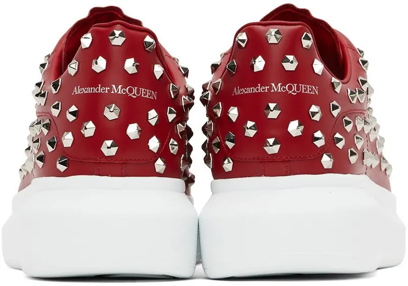 Alexander McQueen Red Oversized Larry Sneakers (711142WHQYW)