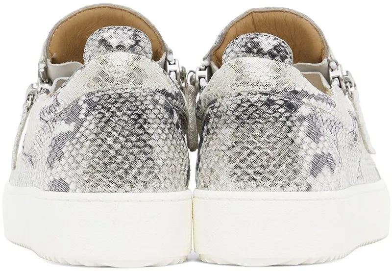 Giuseppe Zanotti Silver Frankie Sneakers (RU20004-92887)