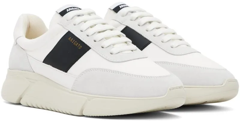 Axel Arigato White & Gray Genesis Vintage Runner Sneakers (35041)