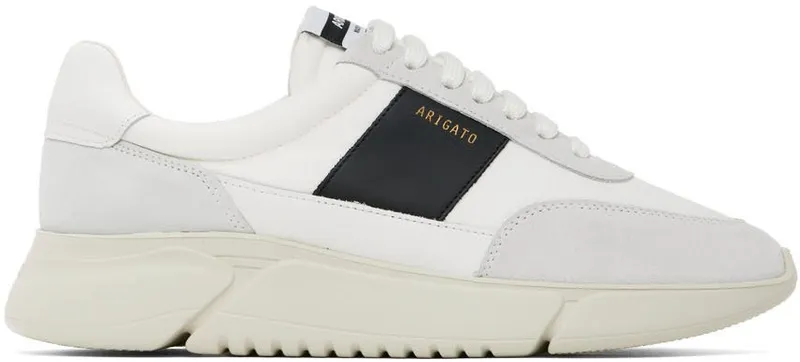 Axel Arigato White & Gray Genesis Vintage Runner Sneakers (35041)