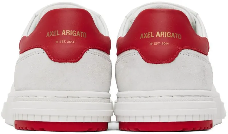 Axel Arigato White & Red Atlas Sneakers (F0522001)