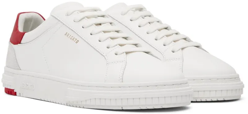 Axel Arigato White & Red Atlas Sneakers (F0522001)