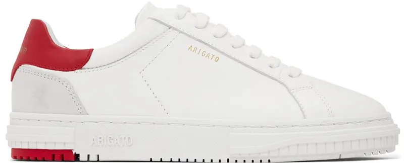 Axel Arigato White & Red Atlas Sneakers (F0522001)