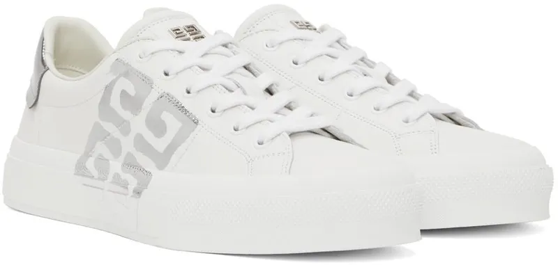 Givenchy White City Sport Sneakers (BH005VH19N132)