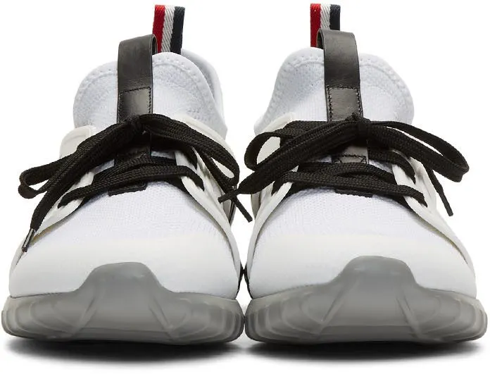 Moncler White Emilien Sneakers (E209A 10141 00 02S0Q)