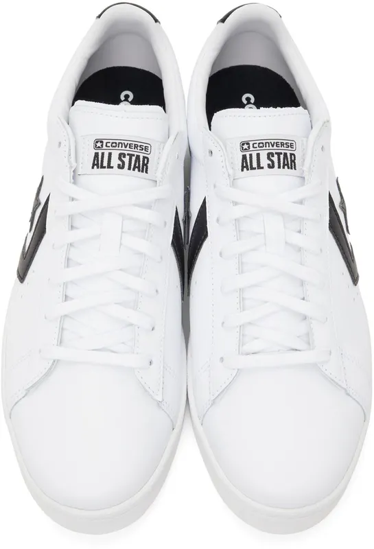 Converse Pro Leather Ox White Black (167237C)