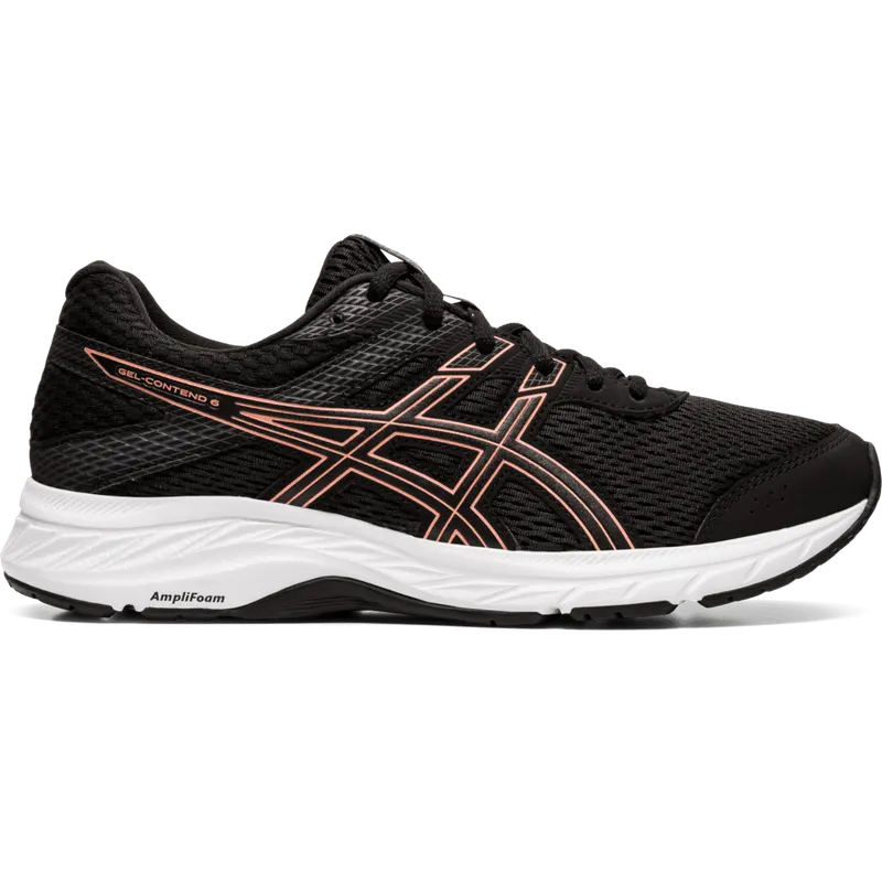 ASICS Gel-Contend 6 Black Rose Gold (W) (1012A570-001)