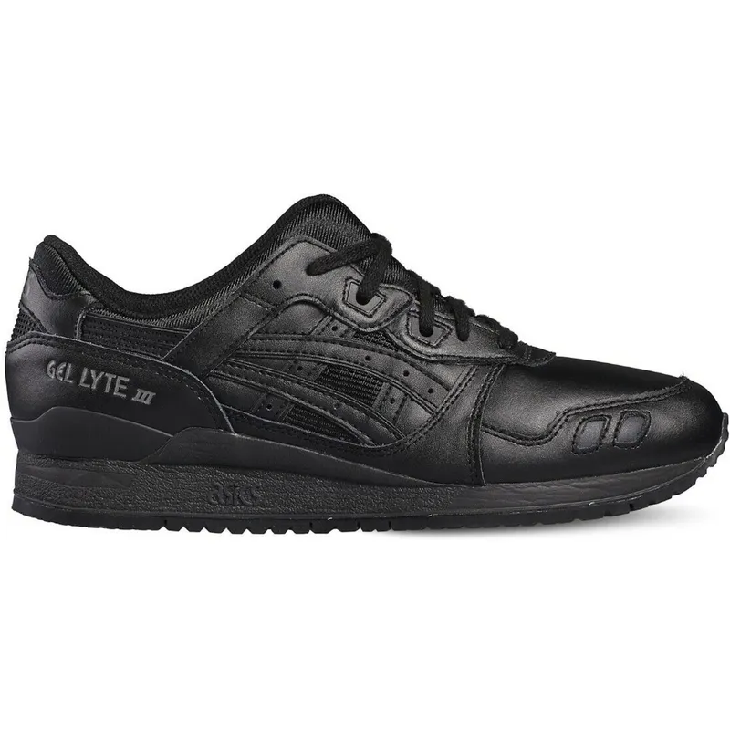ASICS Gel-Lyte III Leather Triple Black (HL6A2-9090)