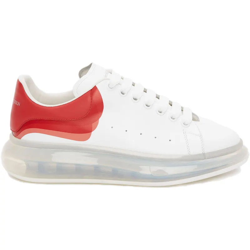 Alexander McQueen Oversized Clear Sole Lust Red (604233WHX999676)