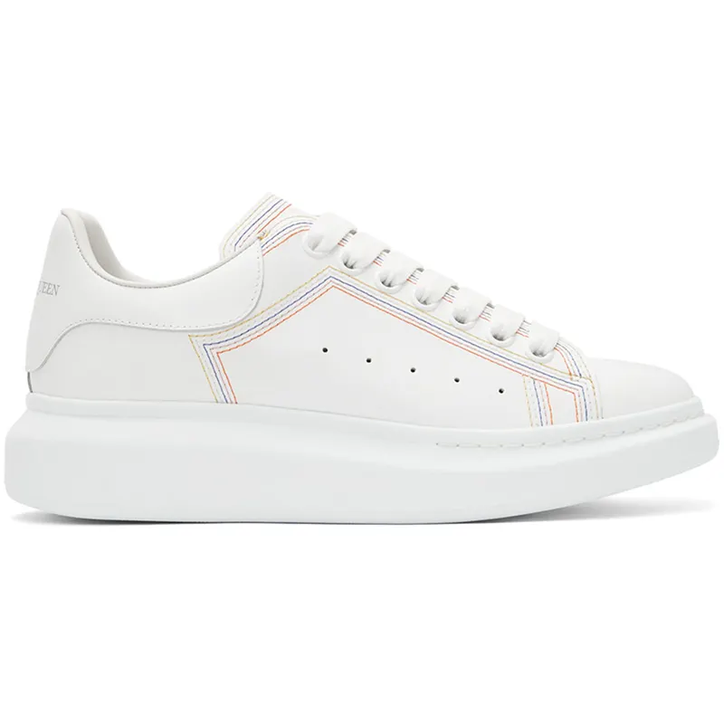 Alexander McQueen Oversized Embroidered White Multi (662639WIA4R9035)
