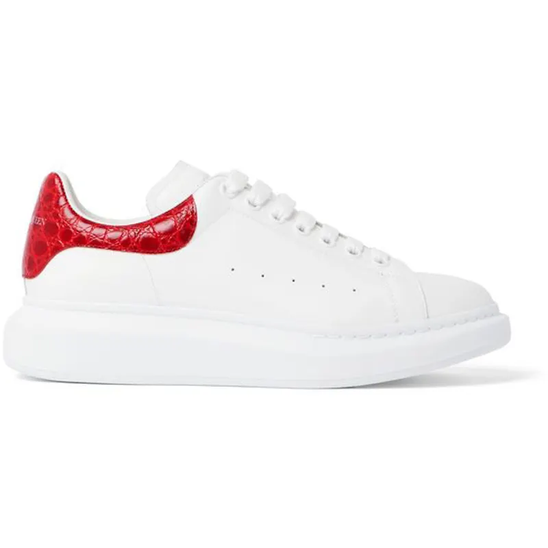 Alexander McQueen Oversized Red Croc Effect (625162WHYB8)