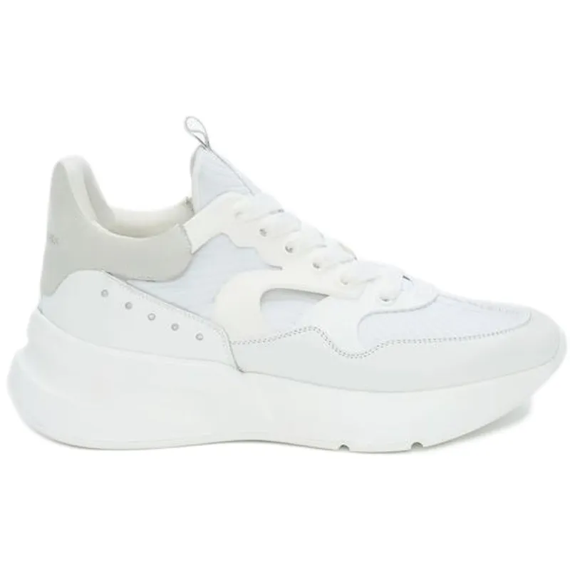 Alexander McQueen Oversized Runner White Silver (604281WHXI19071)