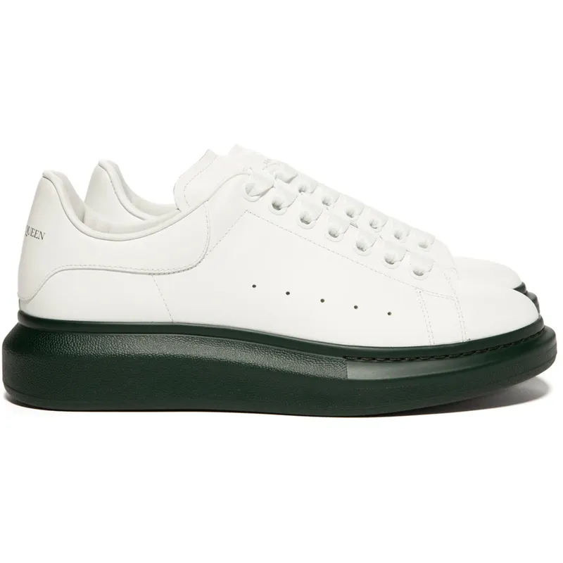 Alexander McQueen Oversized Sneaker White Green Sole (553680WHTQ49448)