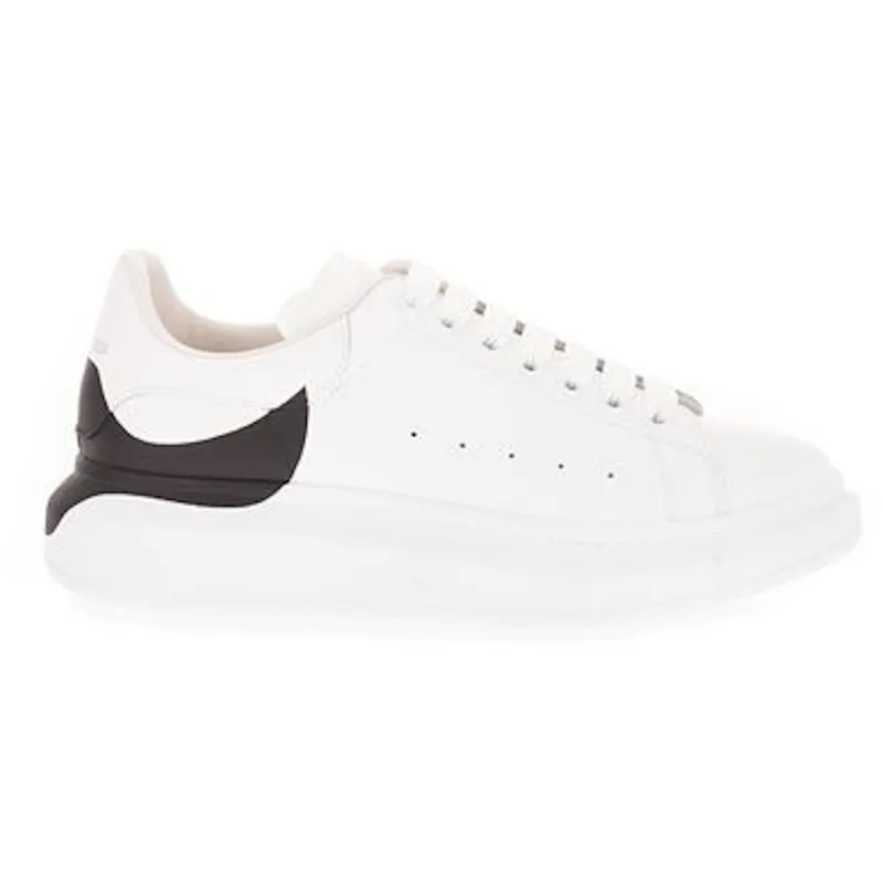 Alexander McQueen Oversized White Black Heel (645863WHZ4L9061)