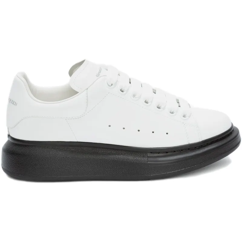 Alexander McQueen Oversized White Black Sole (W) (553770WHTQ49061)