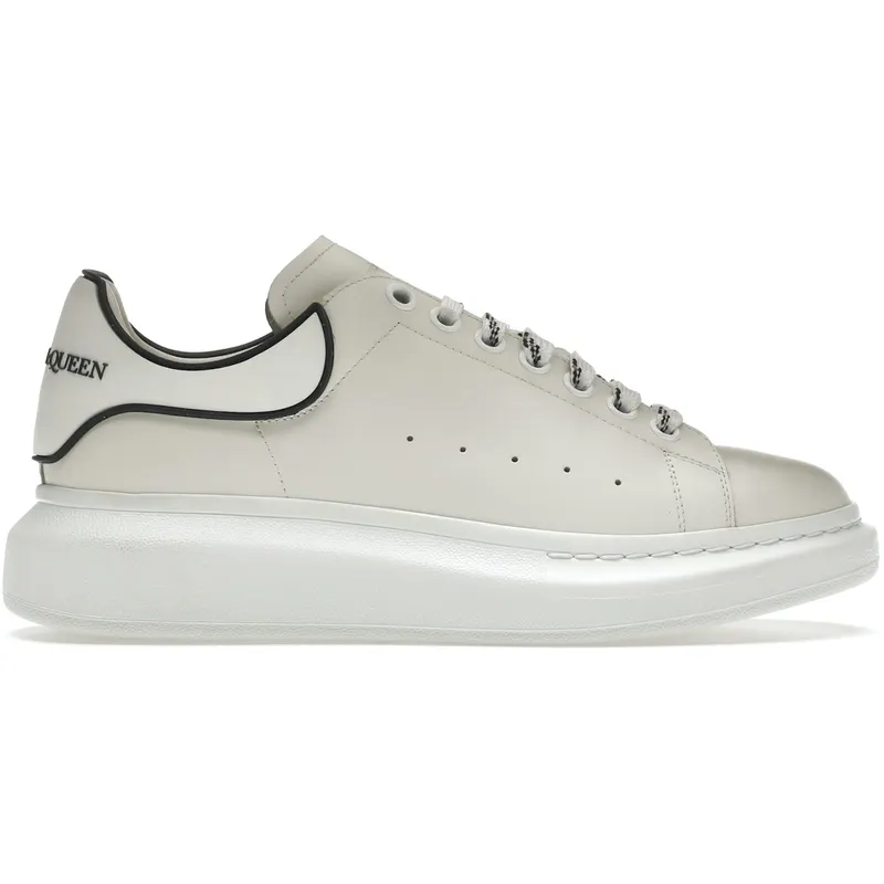 Alexander McQueen Oversized White Black Trim (625156WHXMT9074)