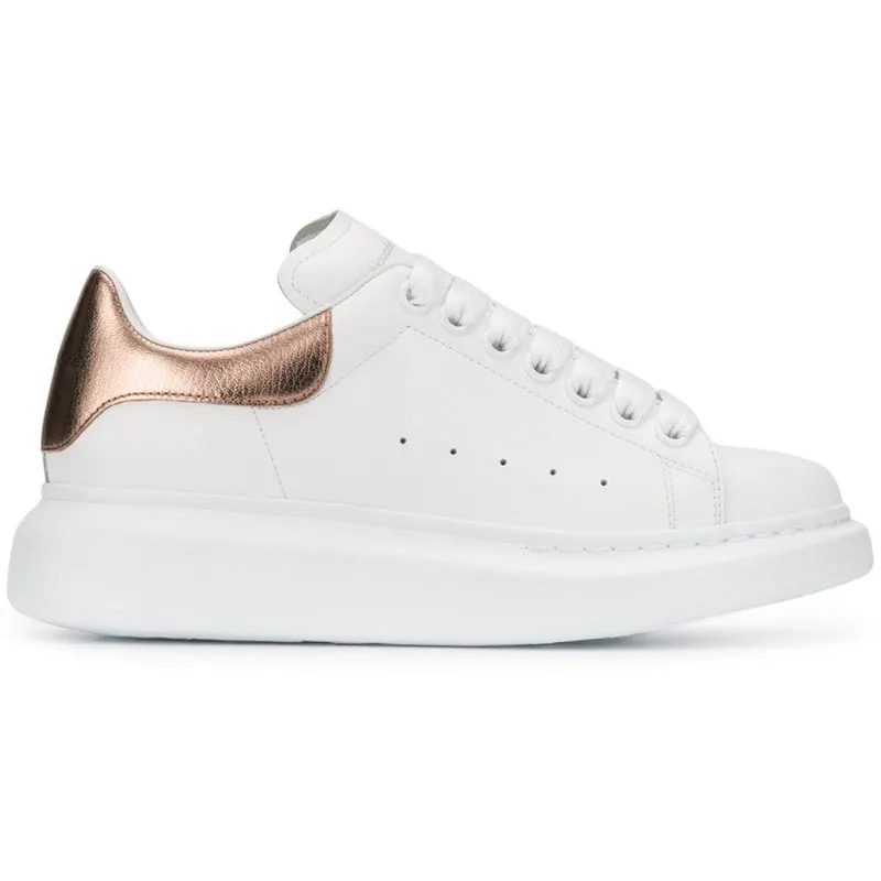 Alexander McQueen Oversized White Rose Gold (W) (553770WHFBU9053)