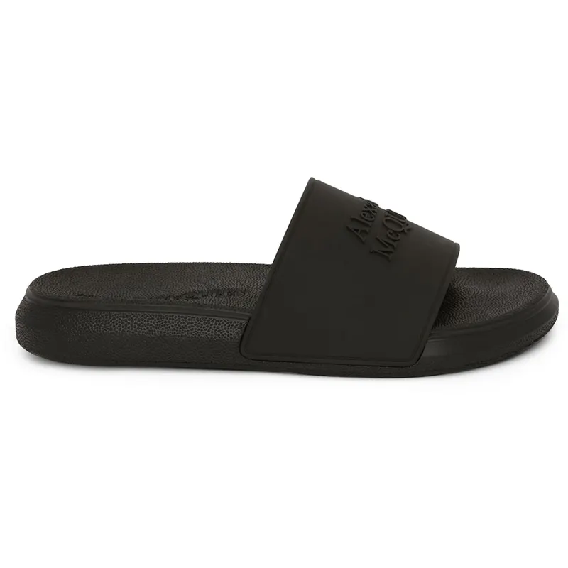 Alexander McQueen Pool Slide Black (W) (666983W4QS01000)
