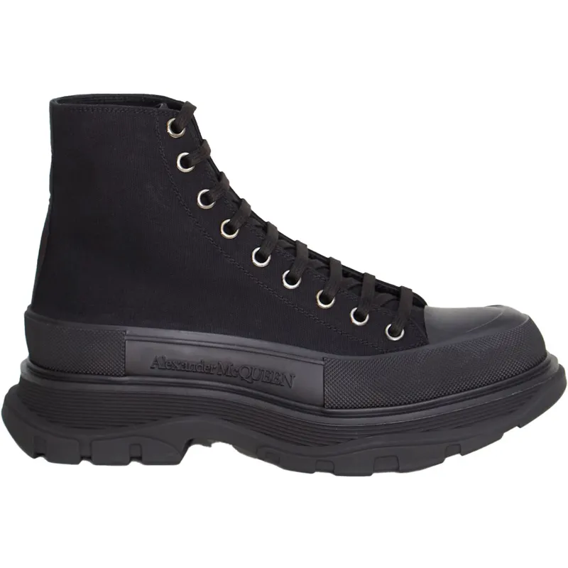 Alexander McQueen Tread Slick Boot Black (604254W4L321000 / 604254W4MV21000)