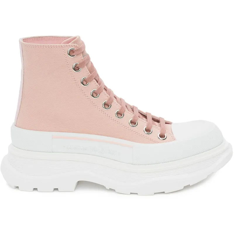 Alexander McQueen Tread Slick Boot Magnolia White (W) (611706W4LR19243)