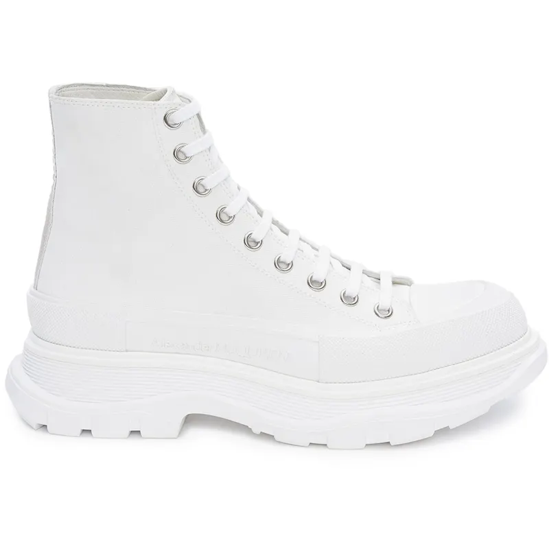 Alexander McQueen Tread Slick Boot White White (604254W4MV29000 / 705659 W4MV2 9000)