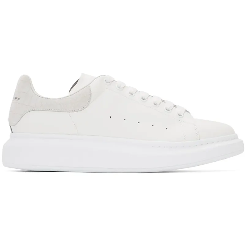 Alexander McQueen White Croc (625162WHZ4K9068)