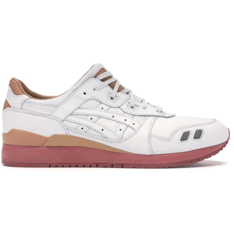 ASICS Gel-Lyte III Packer Shoes x J. Crew White Buck (H7F3K 0101)