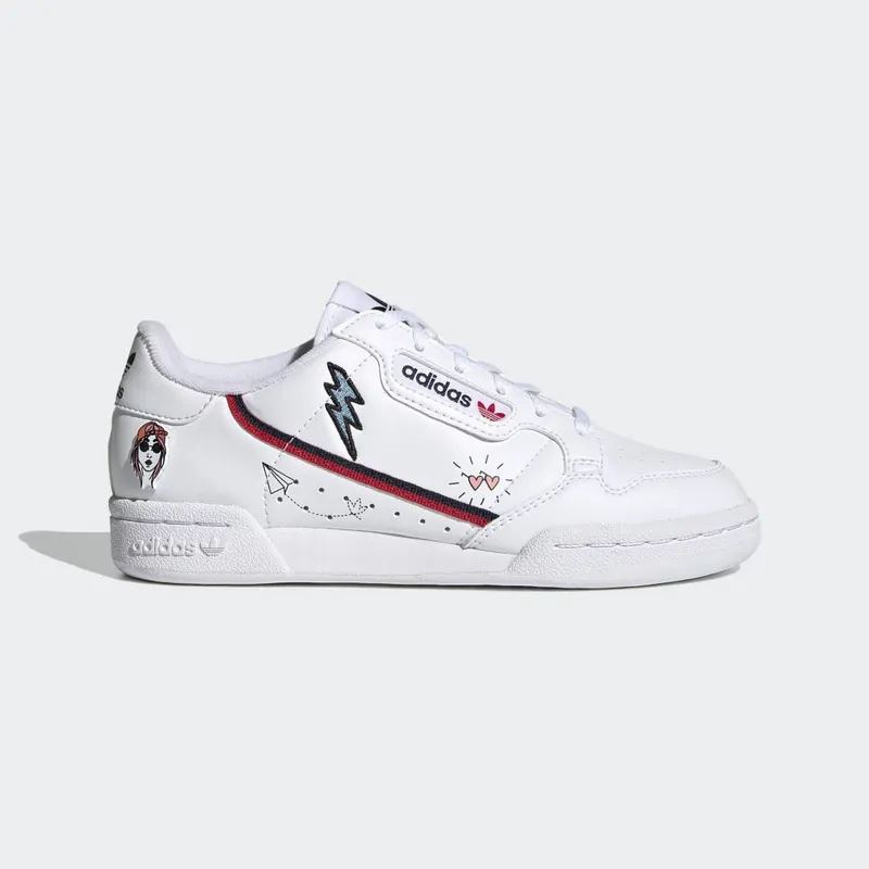 adidas Continental 80 Cloud White / Collegiate Navy / Scarlet (FX6067)