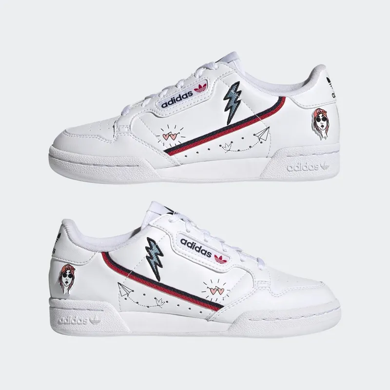 adidas Continental 80 Cloud White / Collegiate Navy / Scarlet (FX6067)