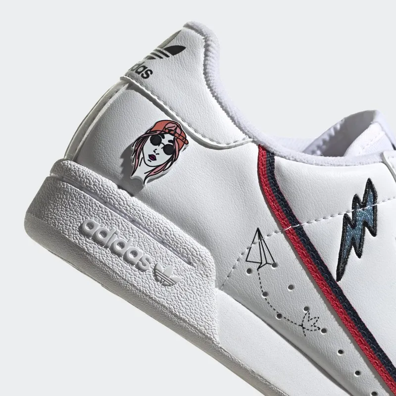 adidas Continental 80 Cloud White / Collegiate Navy / Scarlet (FX6067)