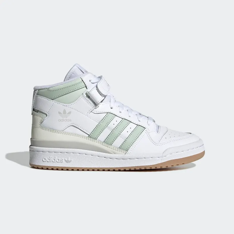 adidas Forum Mid Cloud White / Linen Green / Gum (GX4578)