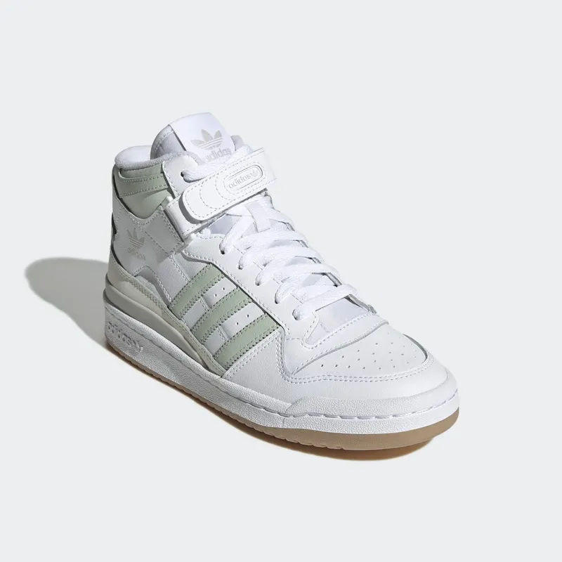 adidas Forum Mid Cloud White / Linen Green / Gum (GX4578)