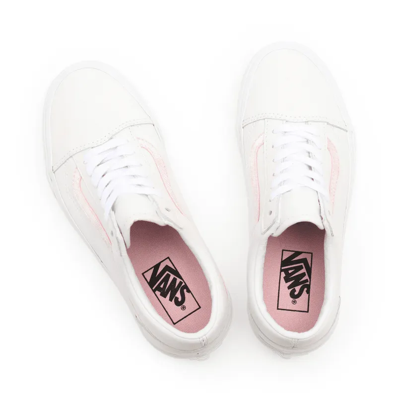 VANS Velvet Sidestripe Old Skool Wit (VN0A38G19XL)