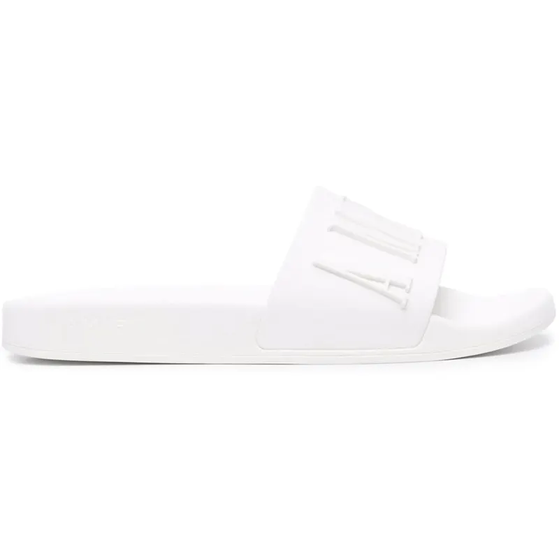 AMIRI Pool Slide Debossed White White (MFF001100)