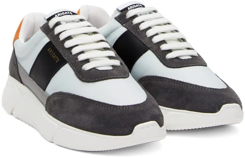Axel Arigato Black & Orange Genesis Vintage Runner Sneakers (35048)