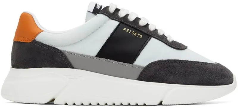 Axel Arigato Black & Orange Genesis Vintage Runner Sneakers (35048)
