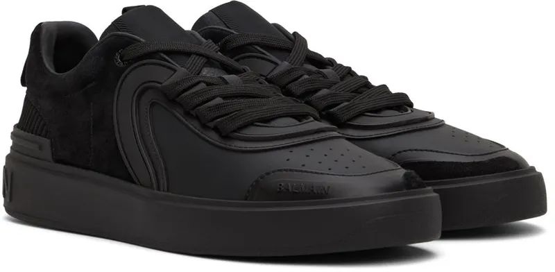Balmain Off-White B-Skate Low Sneakers (YM1VI292LTLC)
