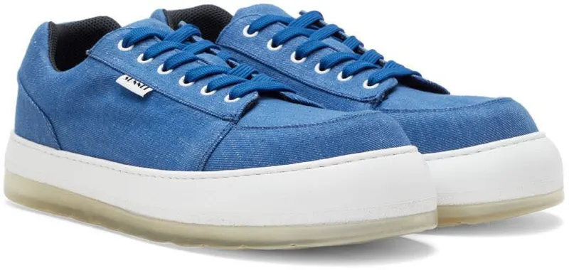 Dunhill Black Canvas Court Low Sneakers (DU22F1346ST)