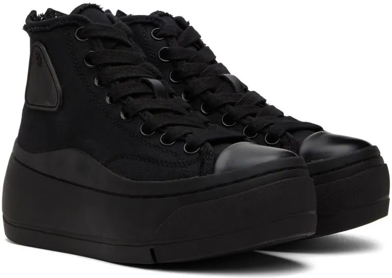 R13 Black Kurt Sneakers (R13MS5029-S001B)