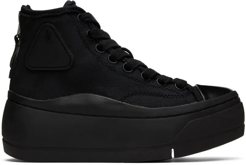 R13 Black Kurt Sneakers (R13MS5029-S001B)