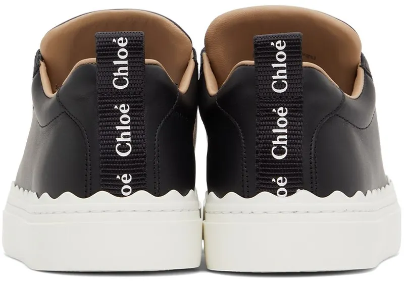 Chloé Taupe Lauren Sneakers (CHC19S10842)