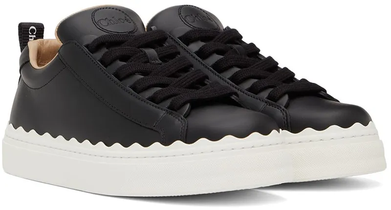Chloé Taupe Lauren Sneakers (CHC19S10842)