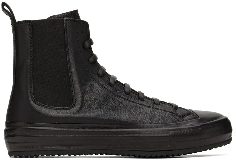 Officine Creative Black Mes 008 High-Top Sneakers (OCUMES0008)