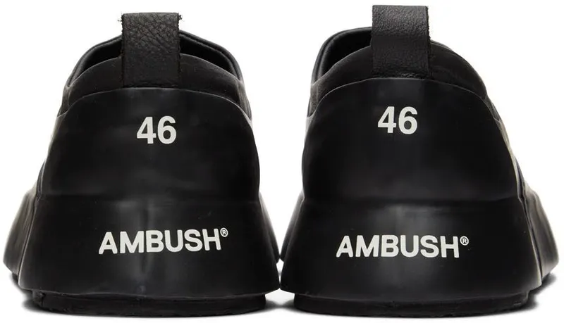 AMBUSH Black Mix Low Sneakers (BMIA006S22MAT0011000)