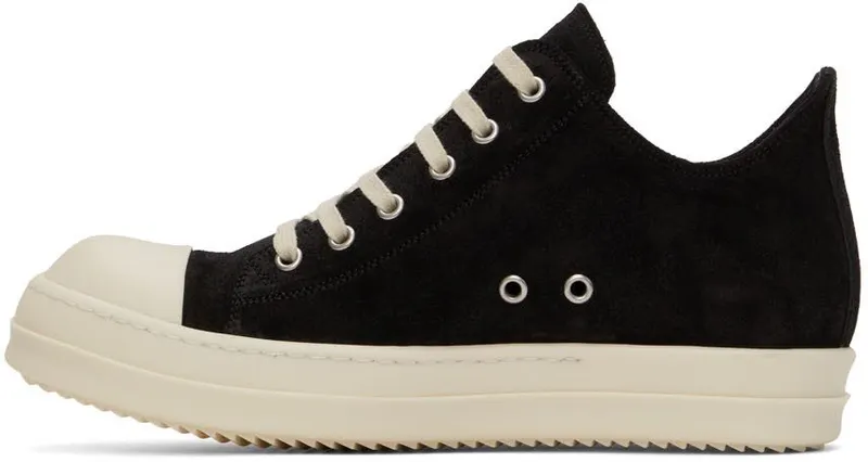 Rick Owens Gray Suede Sneakers (RU02B2891 LCC)