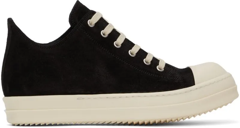 Rick Owens Gray Suede Sneakers (RU02B2891 LCC)