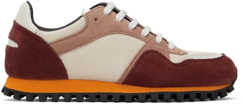 Spalwart Burgundy Marathon Trail Low Mesh Sneakers (97139782860)