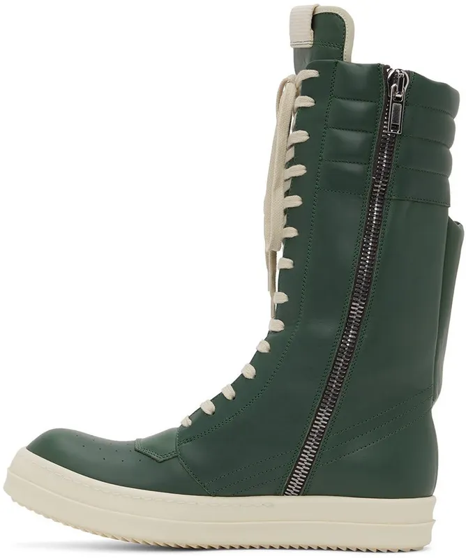 Rick Owens Gray Cargobasket Sneakers (RU02B2899 LCG)